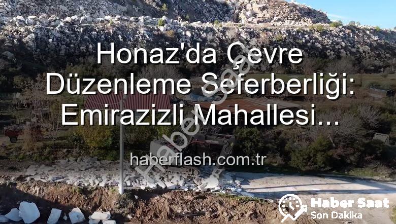 çevre düzenlemesi - Honaz'da Emirazizli Mahallesi'ne Nefes Kesen Çevre Düzenlemesi: Başkan Kepenek'ten Açıklama