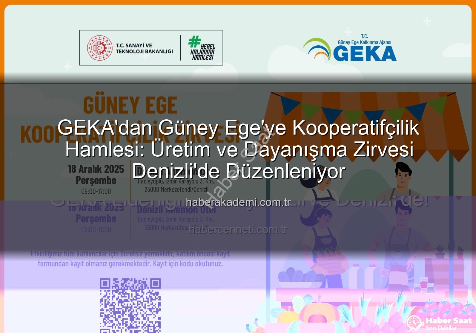 Kooperatifçilik Zirvesi - GEKA Ev Sahipliğinde Güney Ege Kooperatifçilik Zirvesi: Üretim ve Dayanışma Yeni Vizyonla Buluşuyor