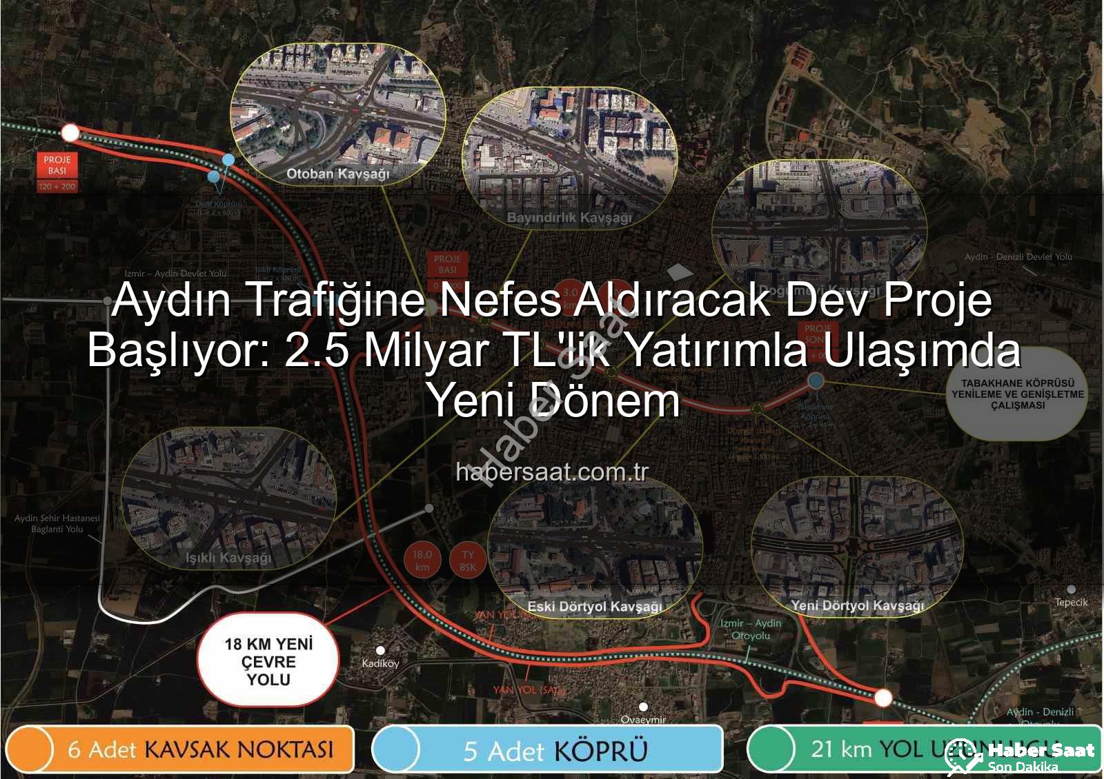 Aydın trafik sorununa çözüm - Aydın Trafiğine Nefes Aldıracak Dev Proje Başlıyor: 2.5 Milyar TL'lik Yatırımla Ulaşımda Yeni Dönem